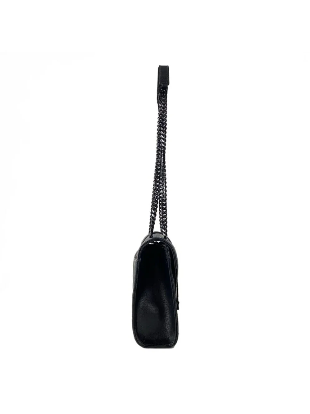 Saint Laurent Paris Shoulder Bag Classic Monogram Satchel Black Chain